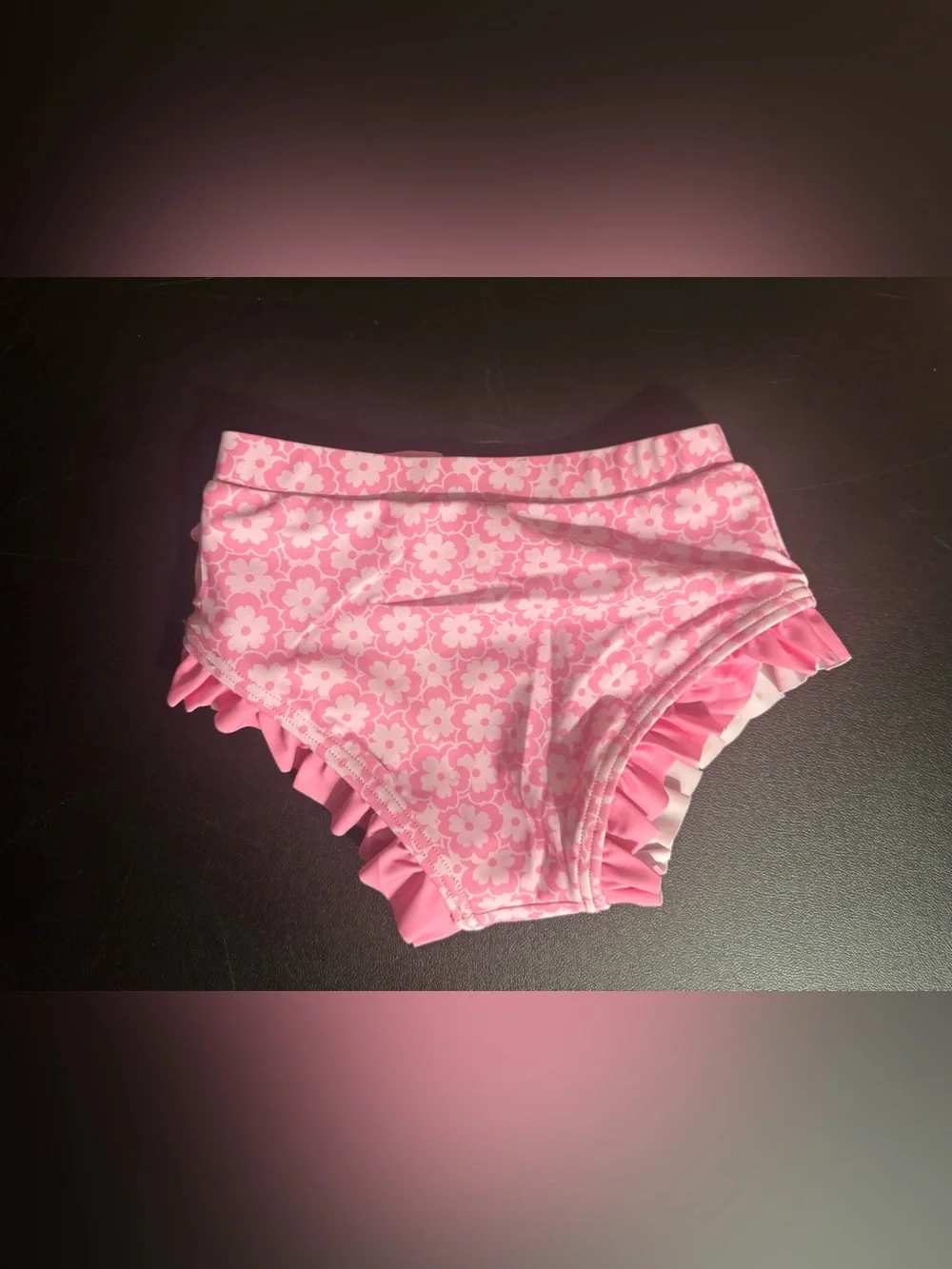 Disney Princess & Floral Print, Girl’s 3Y, Rashguard & Swimsuit Set. New.
